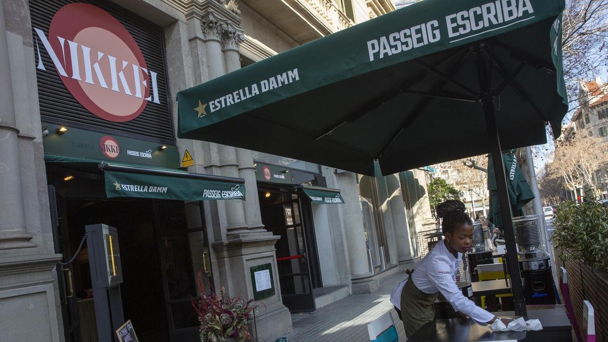 La entrada de Passeig Escribà Nikkei.