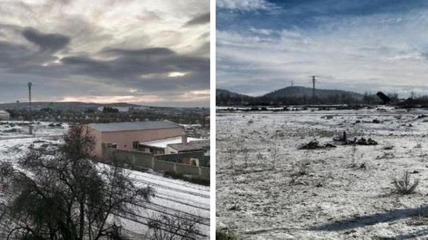 Nieve en la comarca de Requena-Utiel