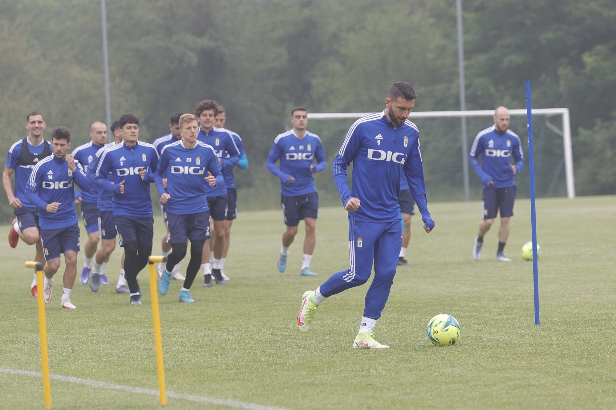 Las imágenes del entrenamiento del Oviedo