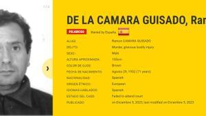 Ramón de la Cámera, buscado por la Europol