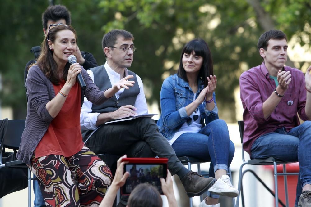 Mitin de Monedero en Torrent