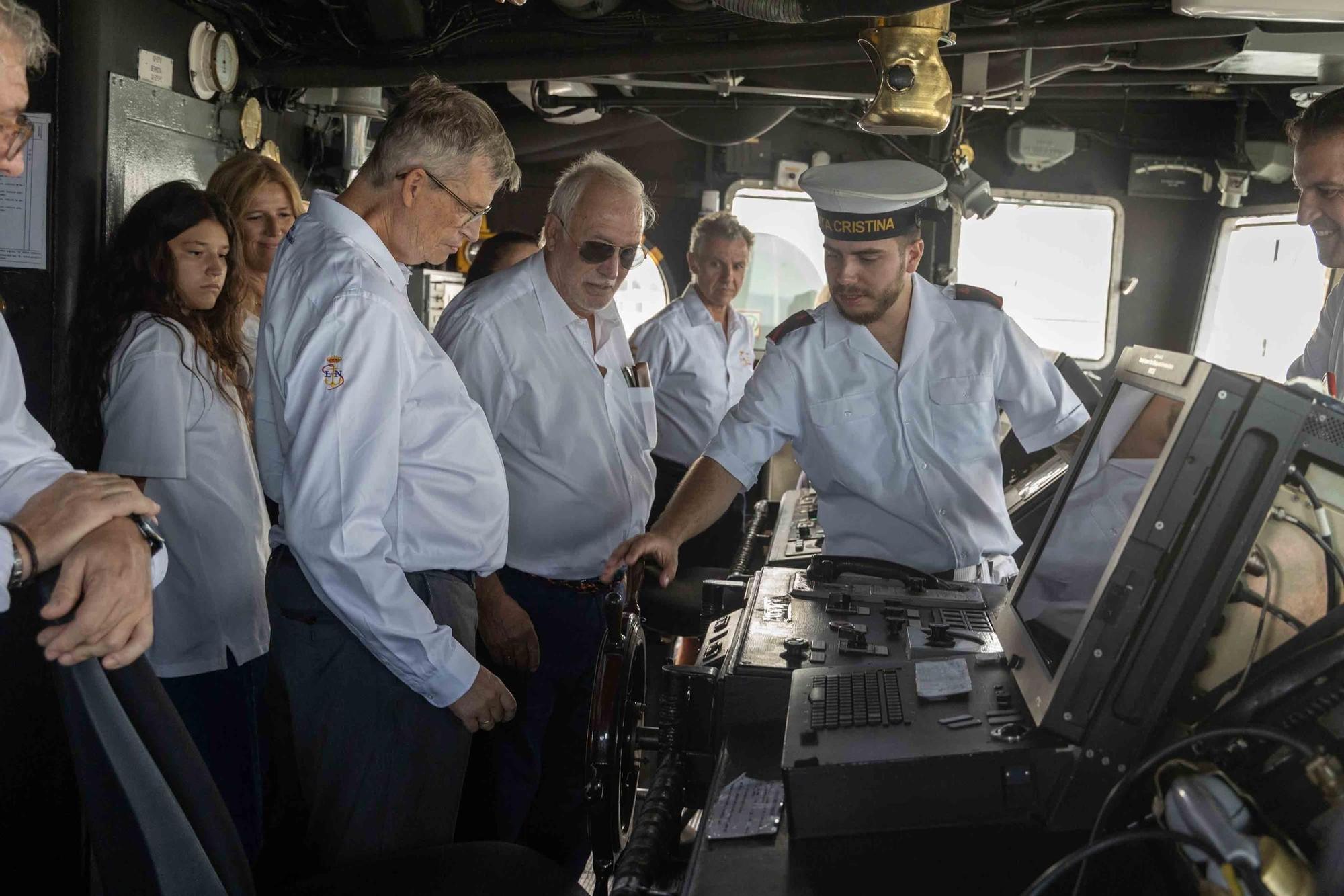 El patrullero "Infanta Cristina" se despide de Alicante tras 43 años al servicio de la Armada Española