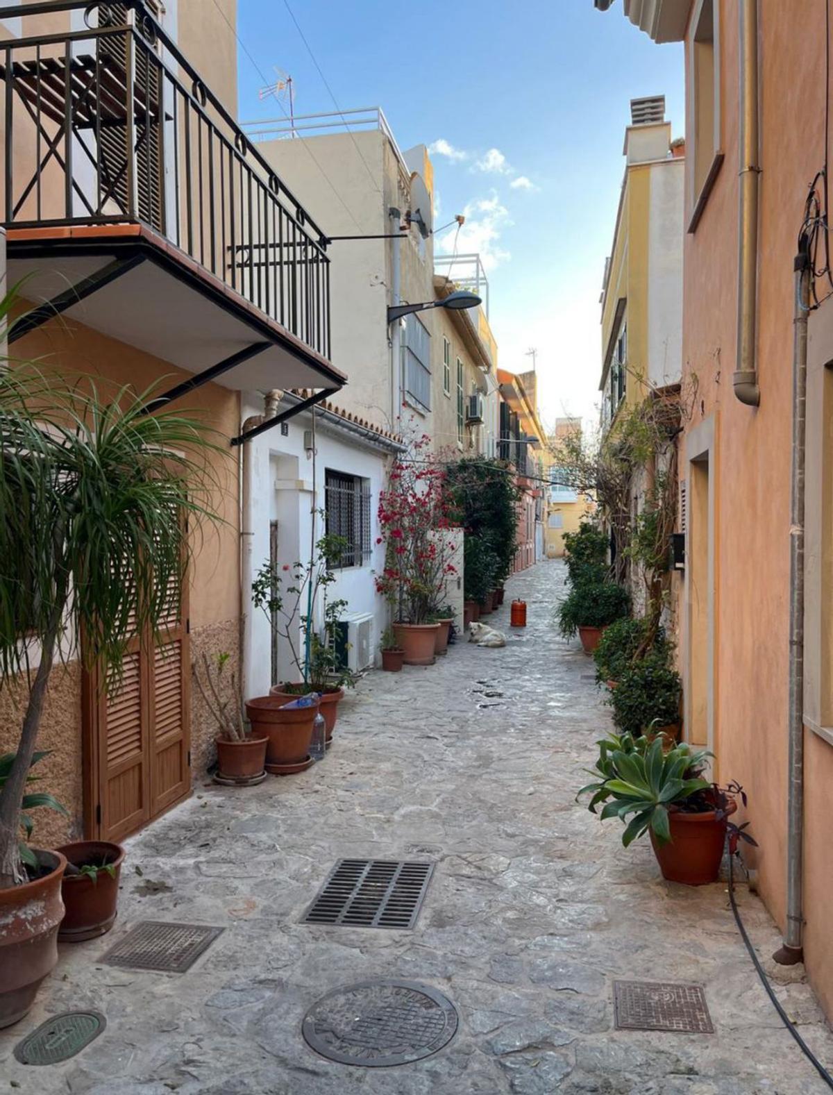 Una calle de Es Jonquet.