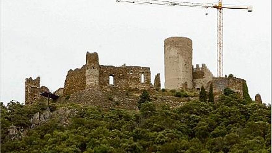 La fortalesa de Montsoriu és el castell gòtic més important de Catalunya, imatge d&#039;arxiu de l&#039;estat actual.