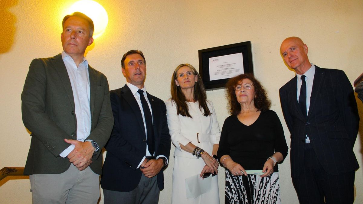 Acto de homenaje a Juan Alcázar.