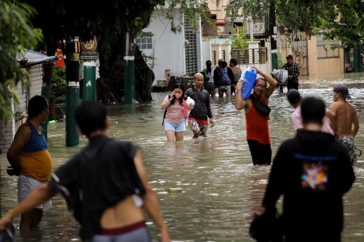 Inundaciones fuertes en Filipinas