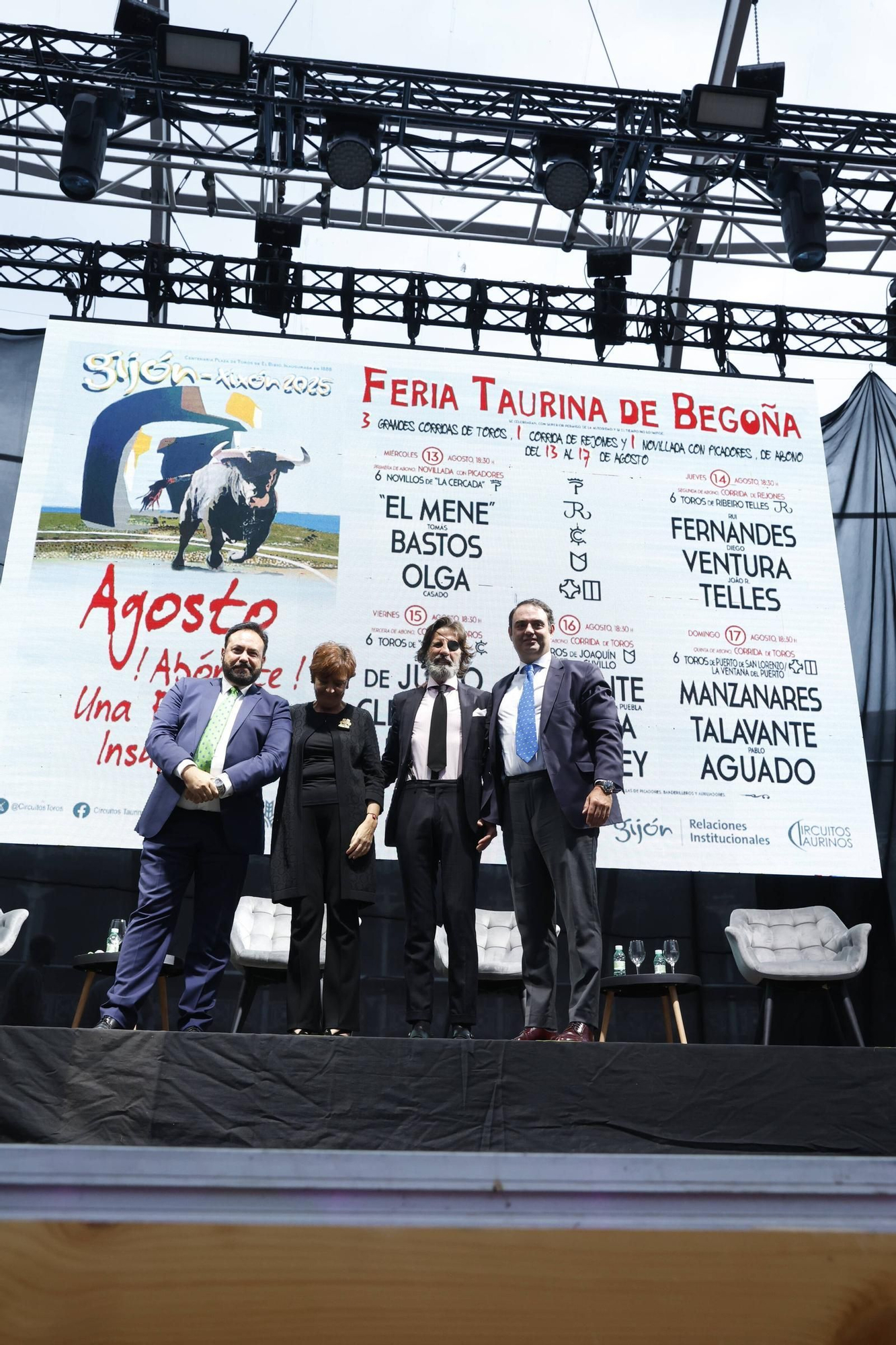 Así fue la presentación de la feria taurina de Gijón (en imágenes)