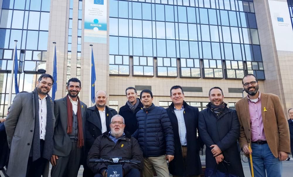 L'alcalde d'Igualada i alcaldes de l'Anoia fan costat aquest dimarts al govern català a Brussel·les
