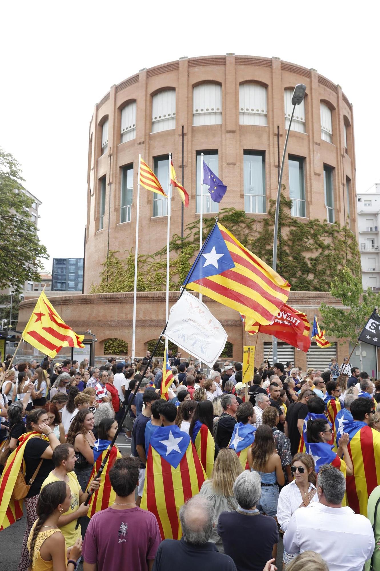 La manifestació de Girona de la Diada, en imatges