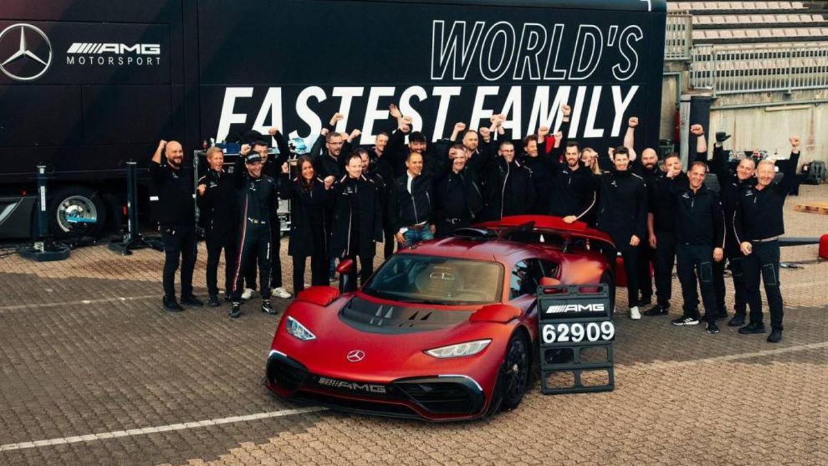 El hiperdeportivo Mercedes-AMG One fulminó su propio récord de vuelta en Nurburgring