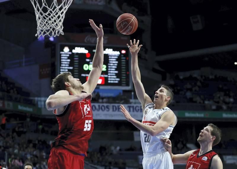 Las imágenes que nos ha dejado la derrota del CAI Zaragoza frente al Real Madrid (96-84)