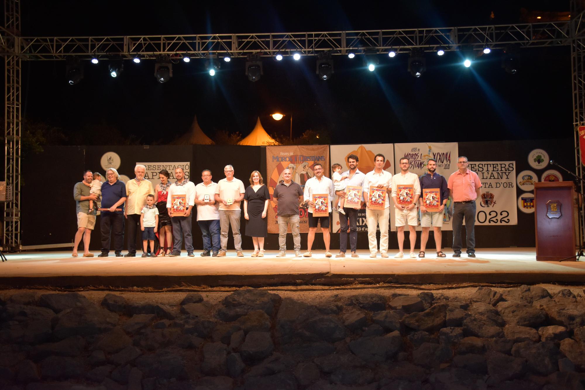 Los cargos festeros en el acto del sábado