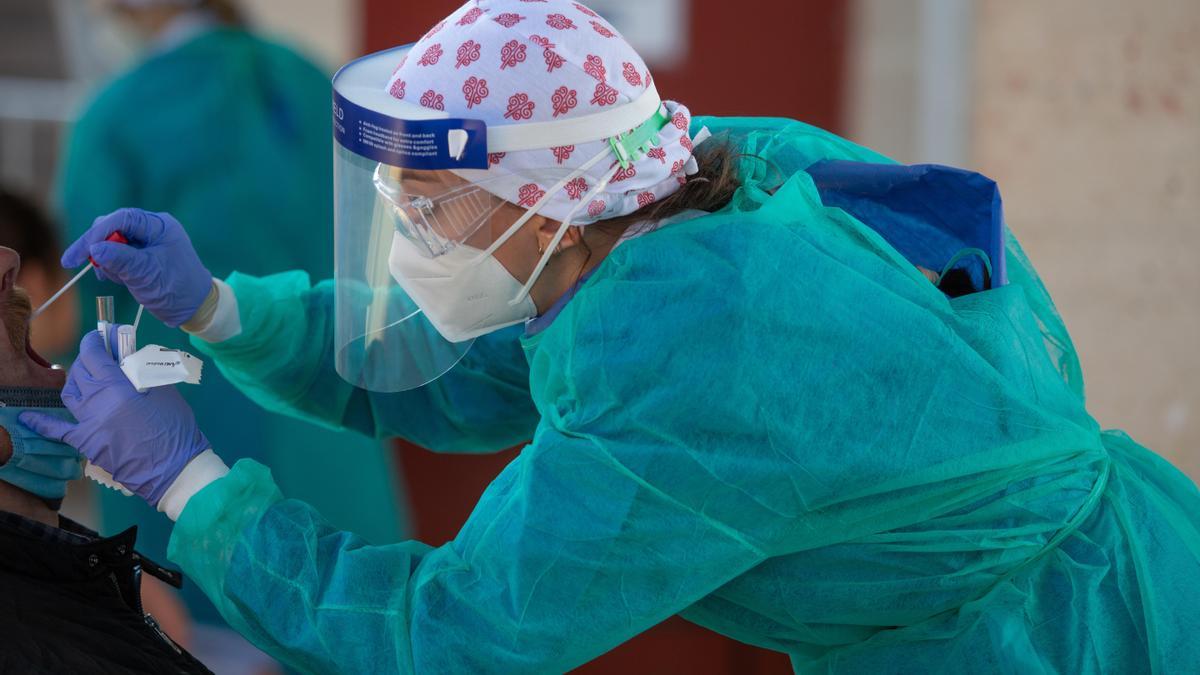 Toma de muestras PCR en Torrevieja.