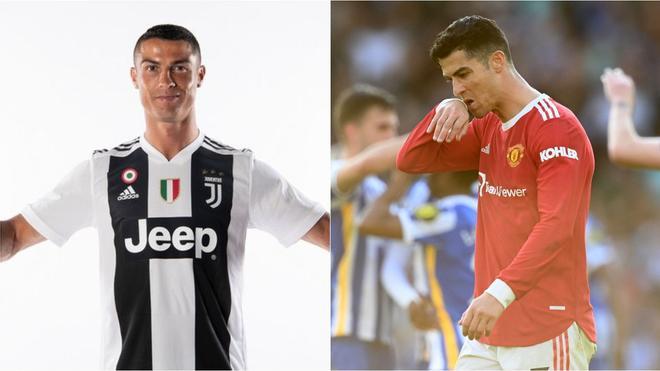 Cristiano llegó a la Juve tras un pago de 117 millones y se marchó tres años más tarde, sin la Champions, por 15 al United para hacer una temporada grupal para olvidar