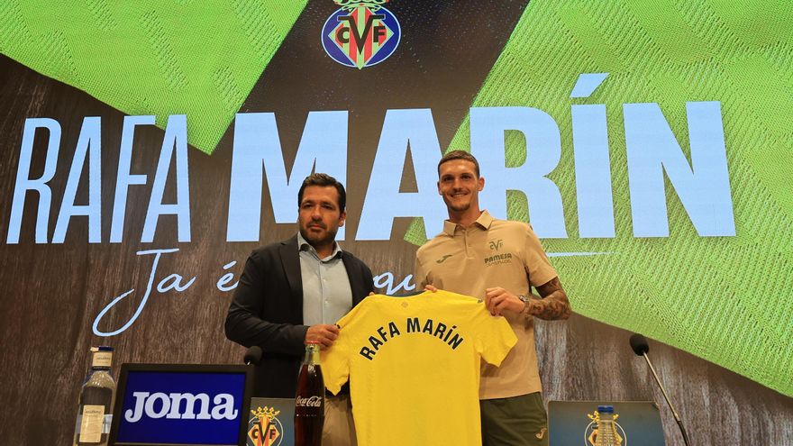 Rafa Marín y su ilusión por jugar en el Villarreal: &quot;Estoy muy motivado por llegar a este gran club&quot;