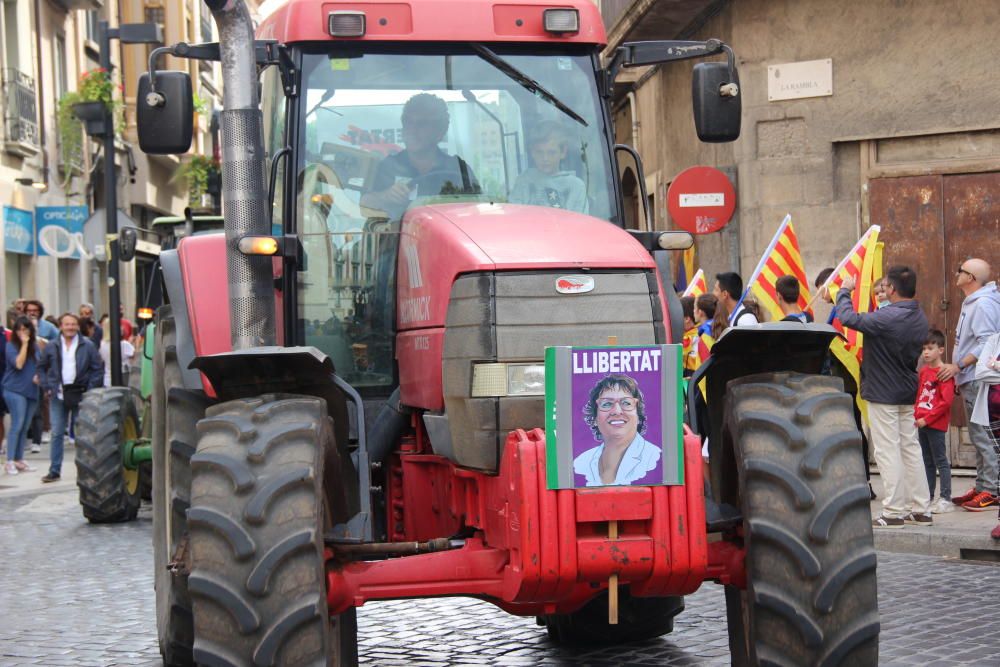 Concentració a la Rambla de Figueres per la vaga