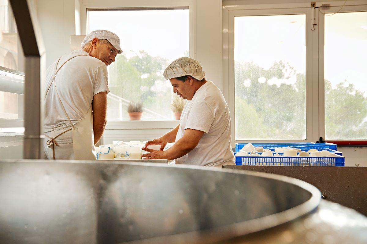 La quesería Muntanyola es un proyecto de inserción laboral de la Fundación Ampans /