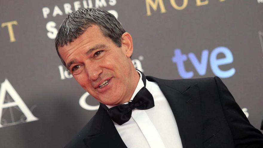 Antonio Banderas, en los Premios Goya.