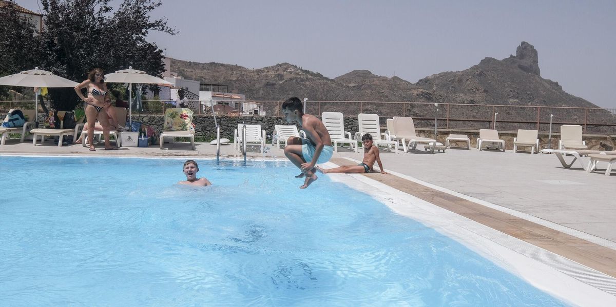 Piscina Municipal de Tejeda, la que tiene las mejores vistas de Gran Canaria
