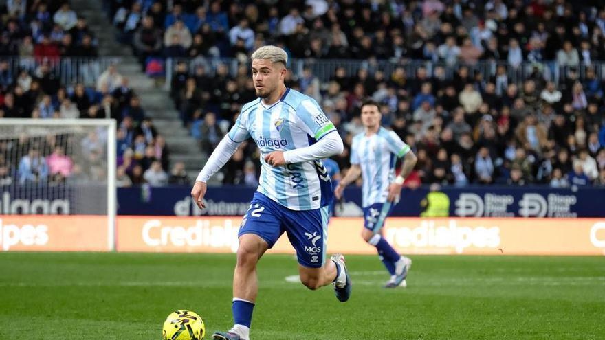 El Málaga CF guarda cautela con la lesión de sóleo de Dani Lorenzo