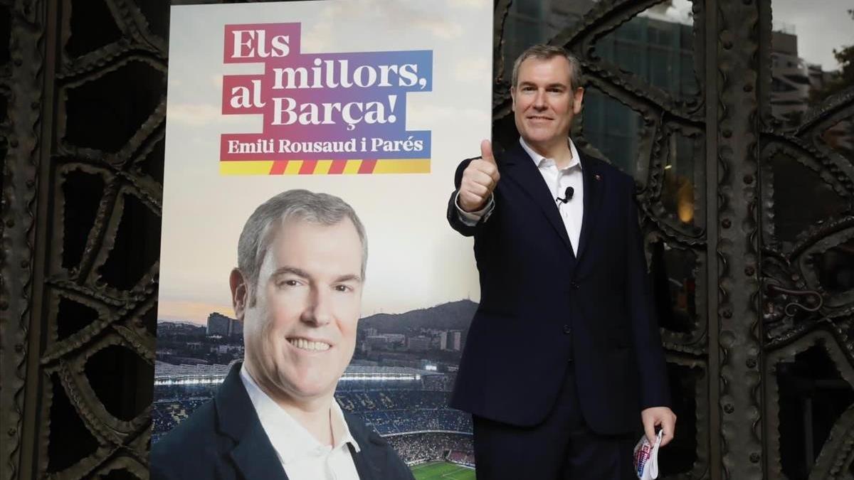 26 11 2020 El precandidato a la presidencia del FC Barcelona Emili Rousaud  lider de la candidatura  Els millors  al Barca    DEPORTES   ELS MILLORS  AL BARCA