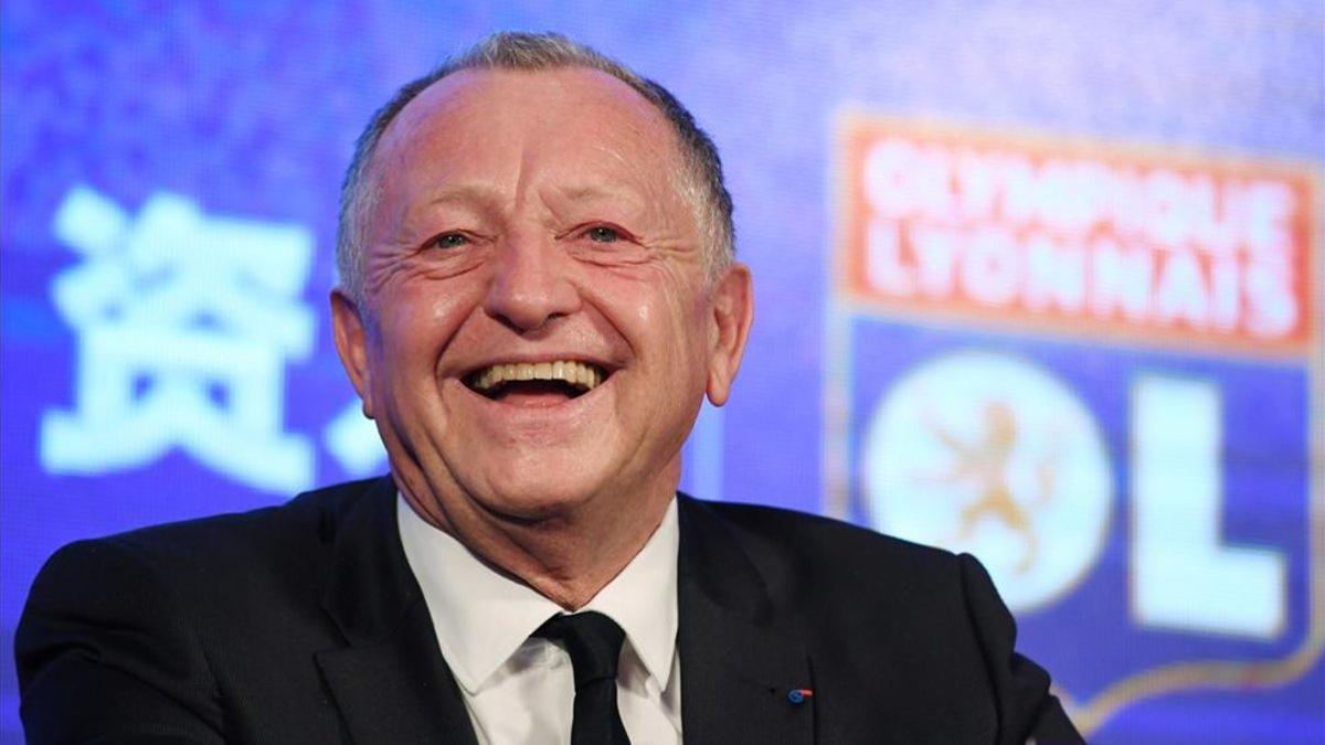 Jean-Michel Aulas, presidente del Lyon