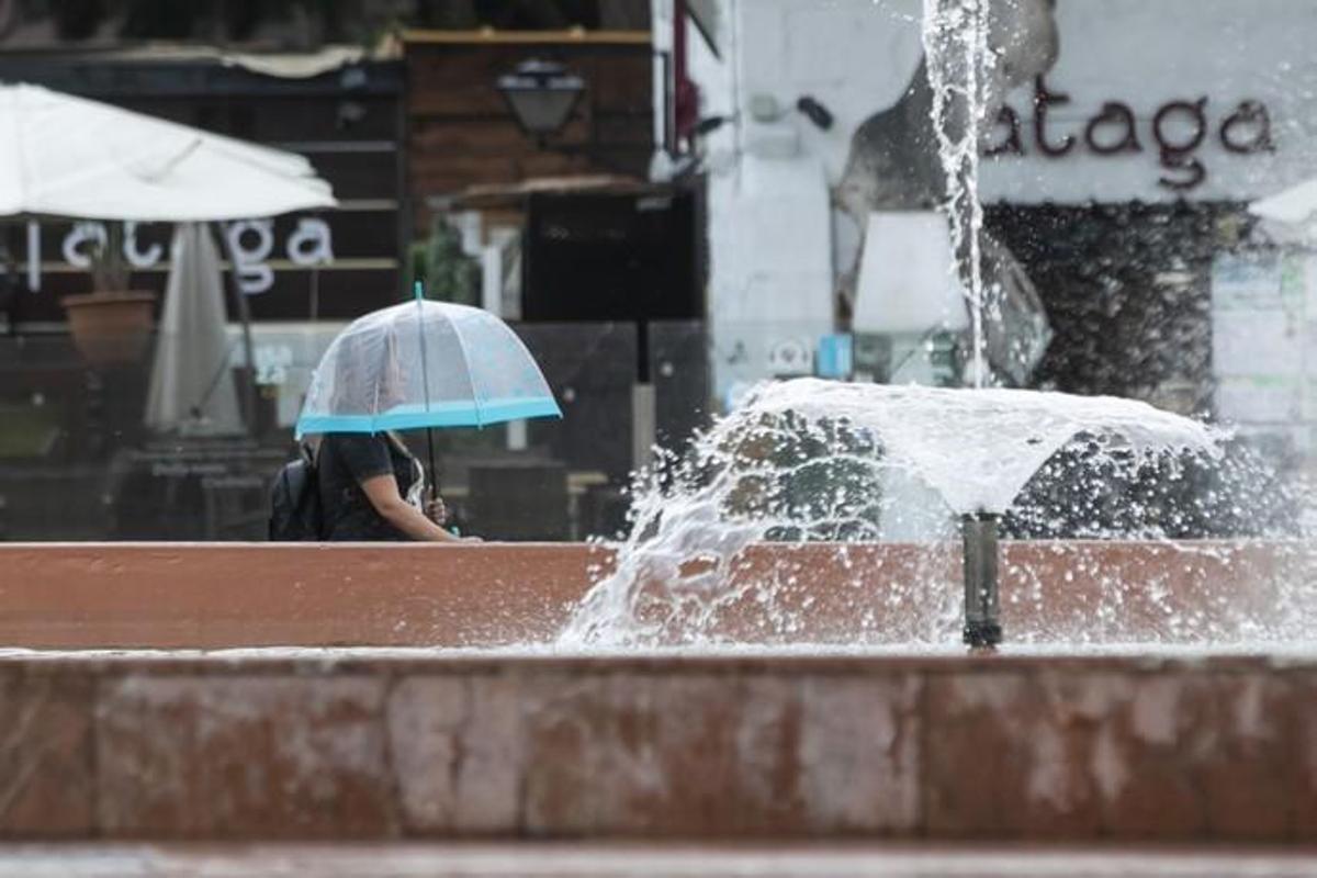16.09.19. Las Palmas de Gran Canaria.Lluvias . Foto Quique Curbelo  | 16/09/2019 | Fotógrafo: Quique Curbelo