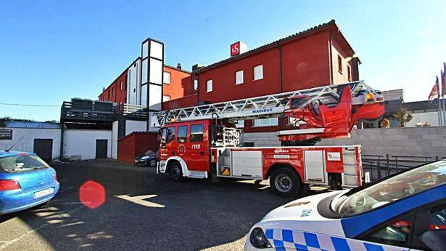 Instalaciones del hotel Rey Don Sancho, en la carretera de Villacastín a Vigo