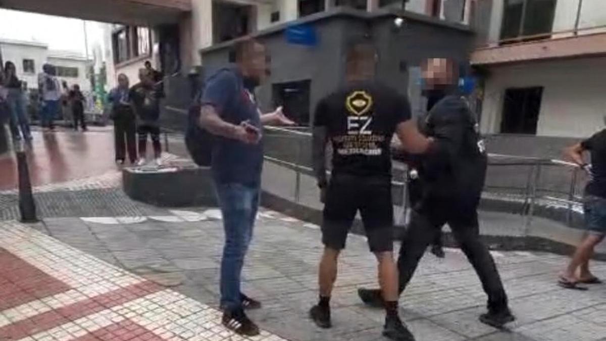 El líder de una empresa desokupa agrede a un guardia civil en Las Palmas de Gran Canaria
