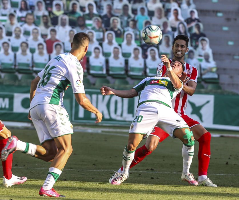 Un gol de Escriche, tras una espectacular galopada de Josan, permite a los franjiverdes sumar la primera victoria tras el parón y situarse de nuevo en puestos de «play-off»