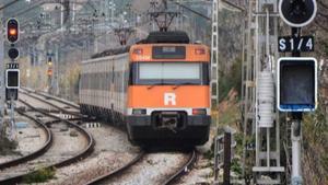 Un tren de Rodalies de Catalunya.