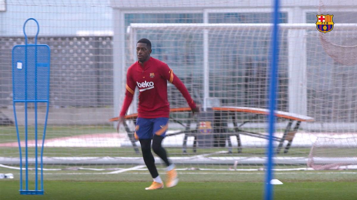 Dembélé continúa con su recuperación