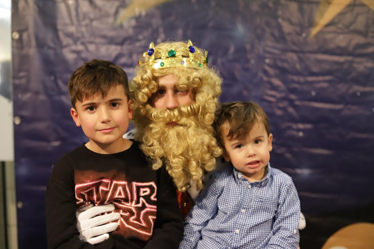 Fotos con los Reyes Magos realizadas el 4 de enero de 2018