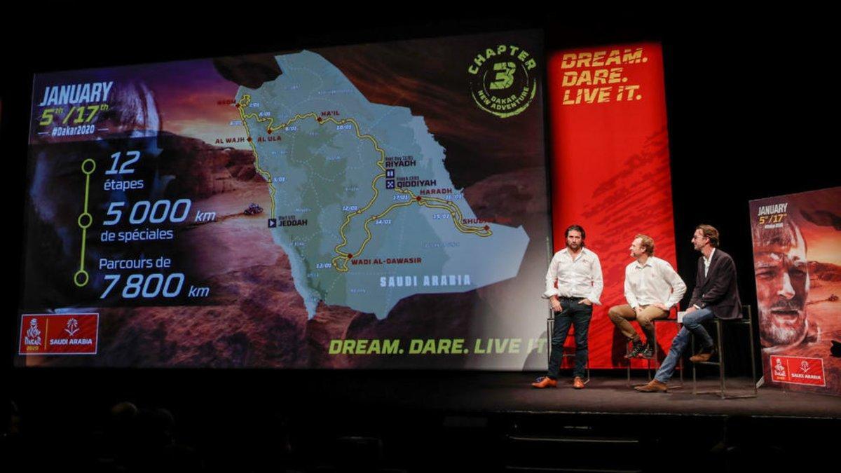 Presentación del primer Dakar en territorio saudí