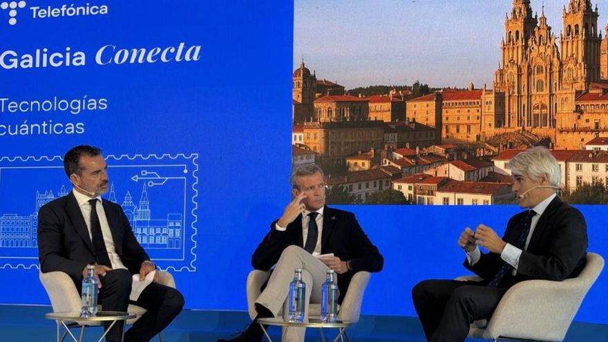 Rueda y Ochoa, ayer, durante la conversación. | Cedida