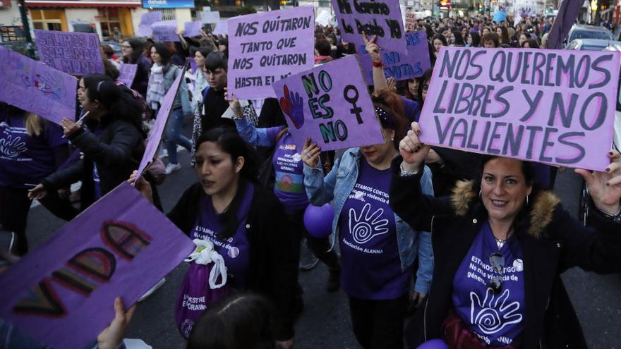 El movimiento feminista sale de nuevo a las calles contra la violencia machista