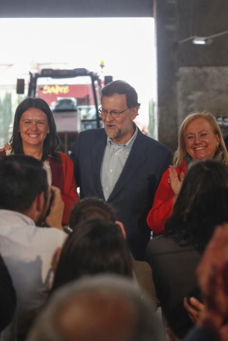 Visita de Mariano Rajoy a una ganadería en Gozón (Asturias)