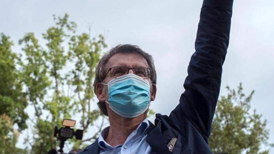 Alberto Núñez Feijóo, el pasado día 8 en Ourense.