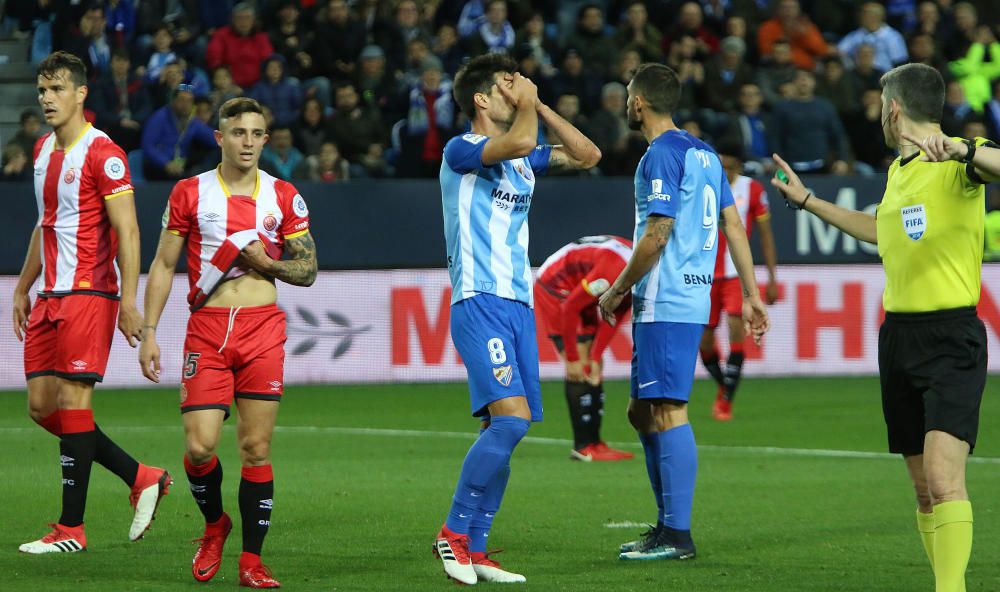 Les millors imatges del Màlaga - Girona (0-0)