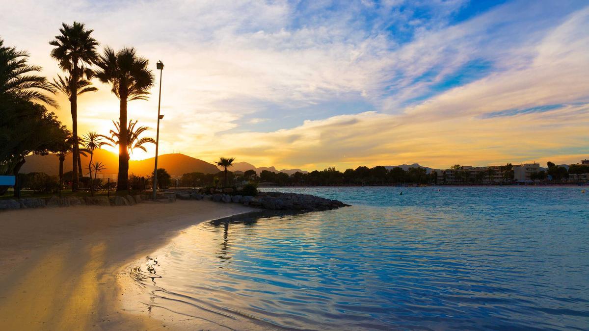 Atardecer en Alcúdia.