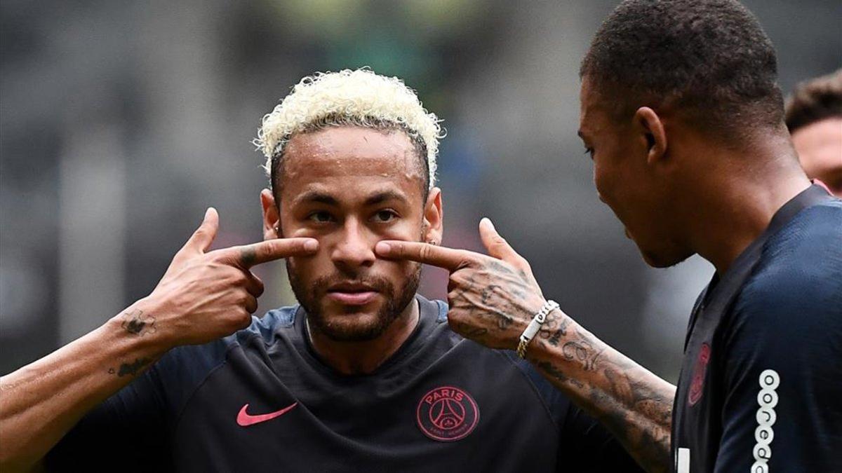 Neymar y Mbappé, listos para compartir delantera ante el Nantes