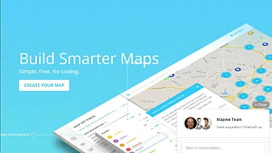 Crea tus propios mapas online personalizados