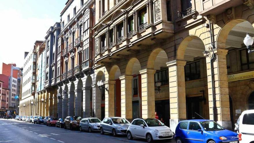 Una vista actual de la calle Marqués de San Esteban.