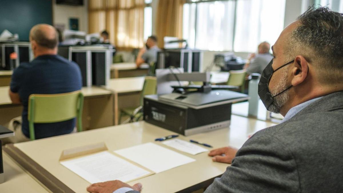 Un instante de las últimas oposiciones de Educación en Canarias, el pasado mes de junio.