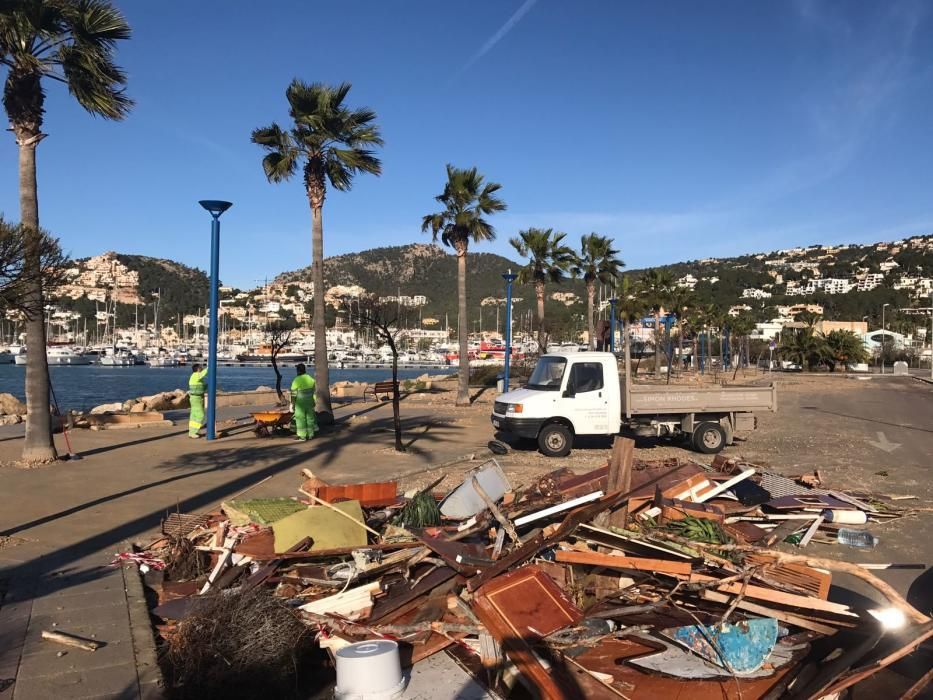 Unwetter Port d'Alcúdia Mallorca