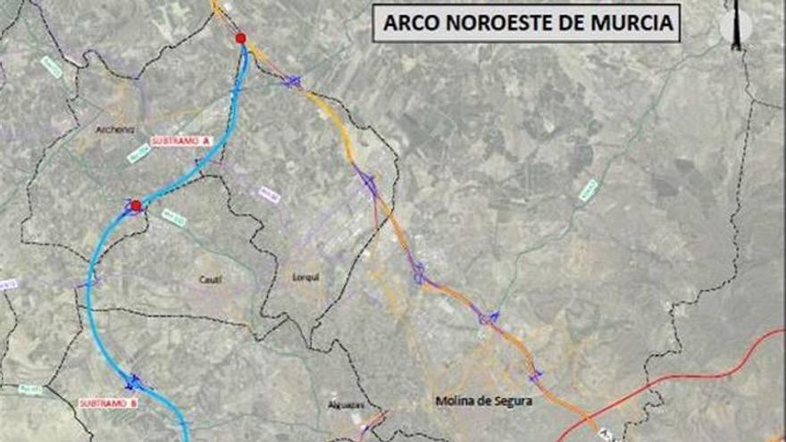 Licitan el primer tramo del Arco Noroeste que aliviará de tráfico la Ronda Oeste