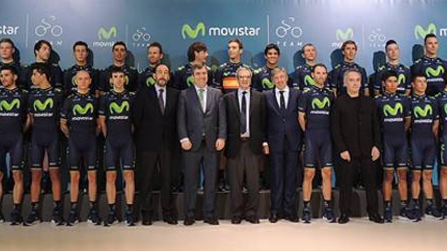 El Movistar se presenta con Valverde para el Tour y Quintana para el Giro