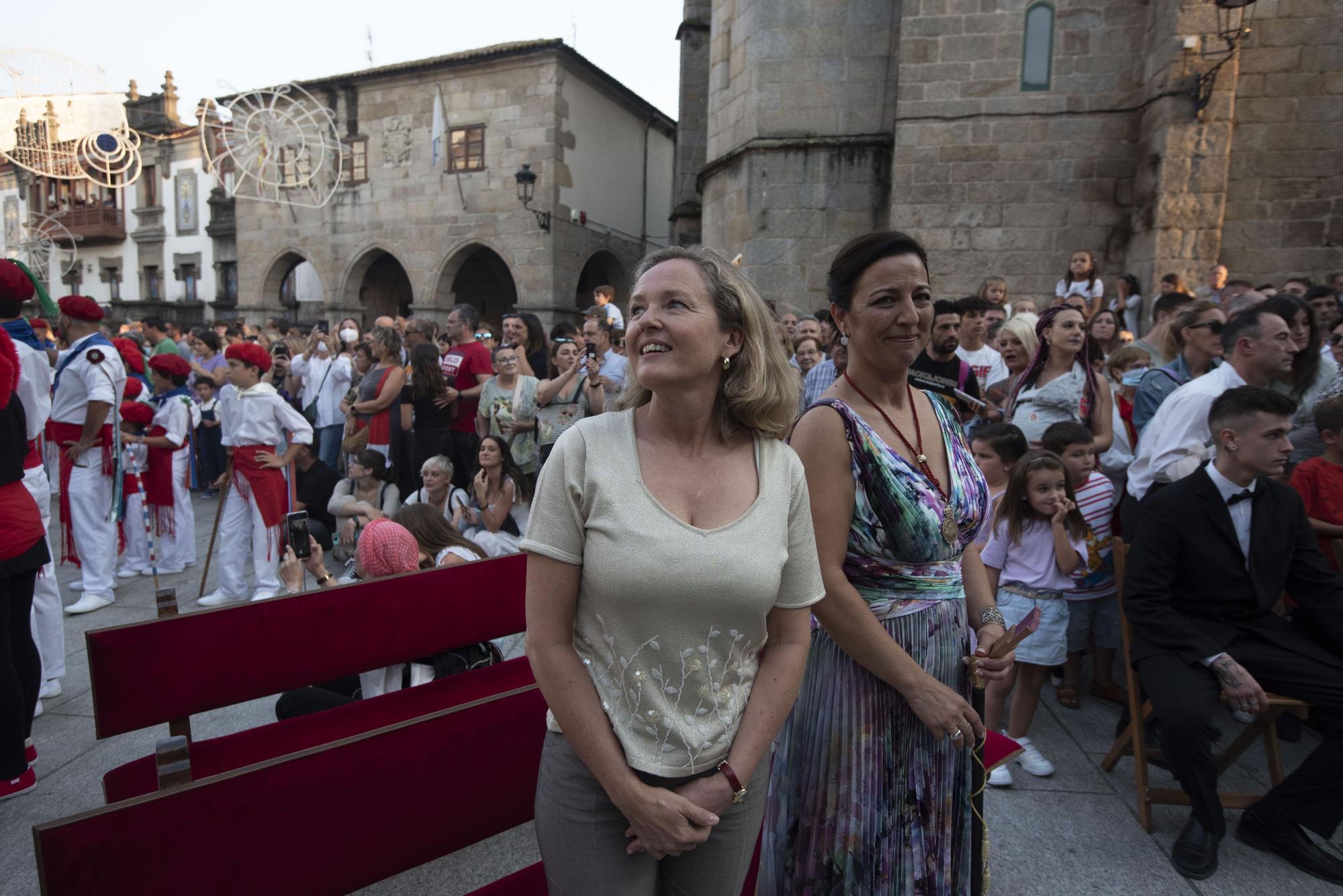 Nadia Calviño da el pregón de las fiestas de Betanzos