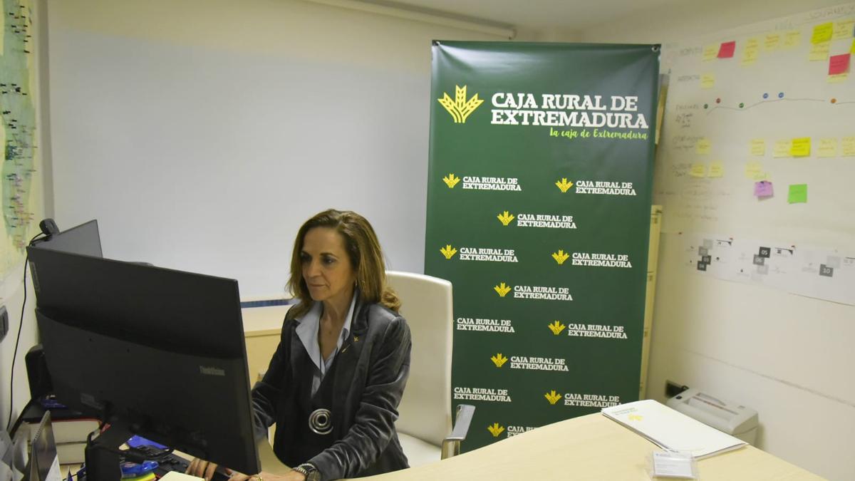 Cristina Álvarez Rello, responsable de Recursos Humanos de Caja Rural de Extremadura.