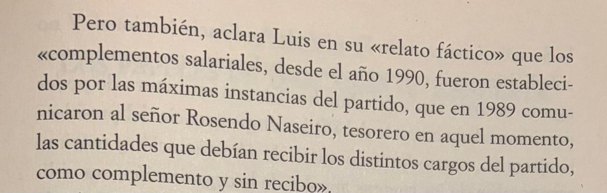 Escrito de defensa de Luis Bárcenas por el caso de la caja b del PP